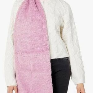 UGG Pink Oversized Scarf Plush Soft Accessory
